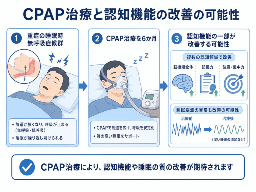 CPAPによる認知機能改善の可能性