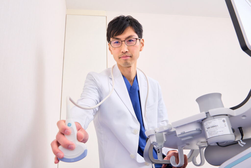 調布市の腎臓内科|慢性腎臓病(CKD)・タンパク尿・血尿・むくみの相談 5 つつじヶ丘駅前内科クリニックの腹部超音波検査(腎エコー)