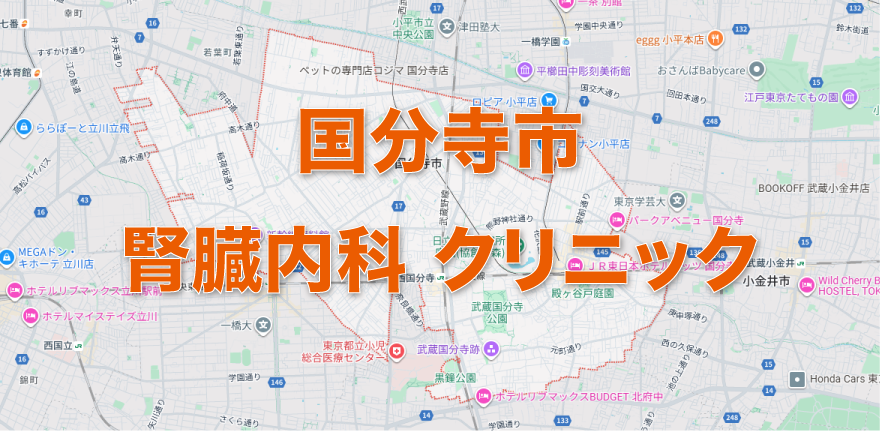 国分寺市周辺の腎臓内科クリニック・腎臓内科専門医