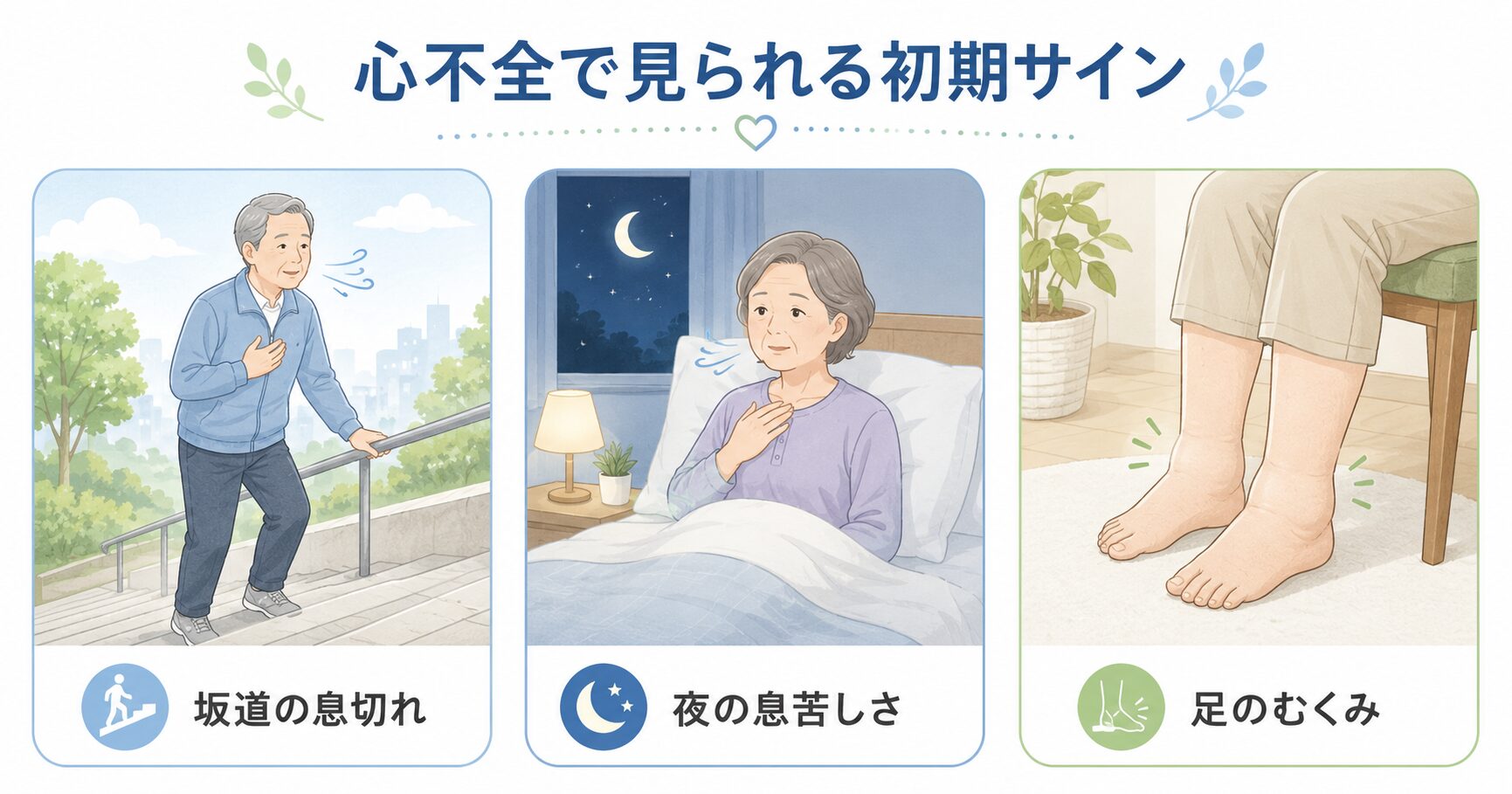 息切れ・むくみ・心不全が気になる方へ|調布市の循環器内科 3 ChatGPT Image 2026年7月22日 11 31 14
